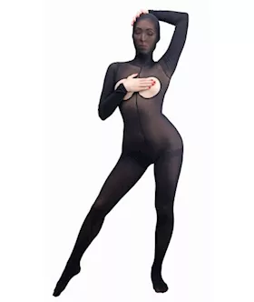 Open Bust Crotchless Bodystocking