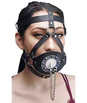 Plug Your Hole Open Mouth Head Harness
