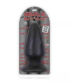 Devils Butt Plug 125 In Classic Shape Black