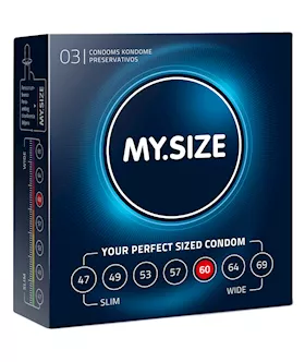 My Size Condoms 60mm 3pk