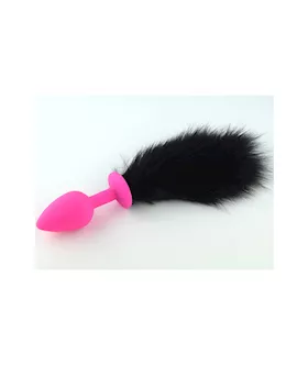 Silicone Butt Plug With Feather Tail