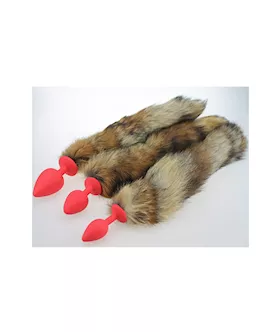 Frisky Fox Tail Silicone Butt Plug