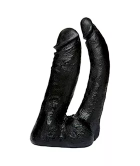 Vac-u-lock Codeblack - 6 Inch Double Penetrator