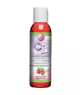 Candiland Sensuals Sweet-n-tart Warming Massage Gel Tangy Cherry