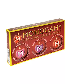 Monogamy Massage Candle 3 Pack