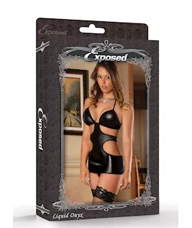 Cutout Mini Dress And Gstring