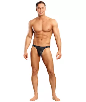 Bong Thong Satin Lycra Black