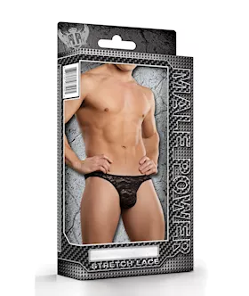 Bong Thong Stretch Lace Black