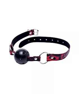 Red Leopard 6 Piece Bondage Set