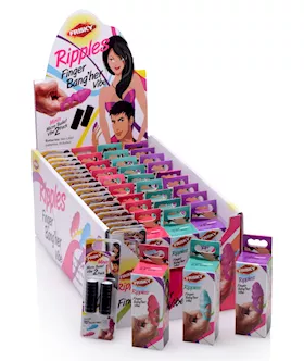 Pop Display Ripples Finger Bang-her Vibes And Micro Bullet 2 Packs - 50 Units