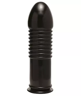 The Enormass Ribbed Plug With Suction Base