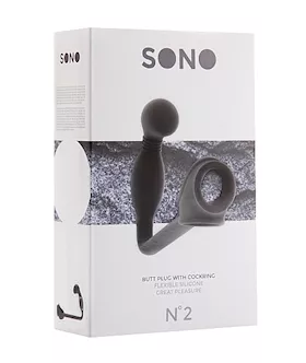 Sono No 2 Butt Plug With Cockring
