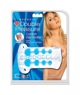 Tlc Cyberskin Double Pleasure Comfort Grip Stroker