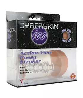 Cyberskin Ice Action-view Pussy Stroker
