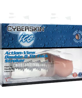 Cyberskin Ice Action-view Double D Tit Fuck Stroker