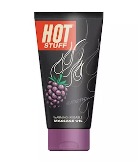 Hot Stuff Warming Oil Blackberry 6 Fl Oz 177 Ml Tube