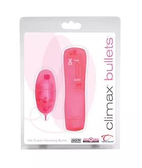 Climax Bullets 10x Super Vibrating Bullet Pink