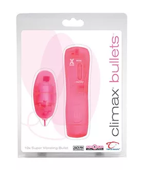 Climax Bullets 10x Super Vibrating Bullet Pink