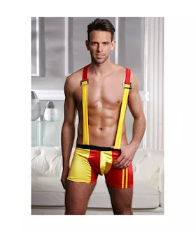 Sexy One Piece Fireman Costume