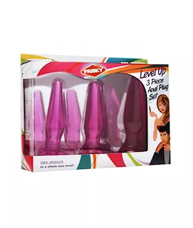 Anal Plug Set Level Up 3 Piece