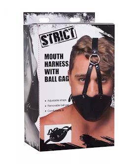 Strict Mouth Harness With Ball Gag