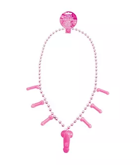 Pink Pecker Whistle Necklace