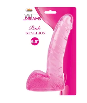 Wet Dreams Crystal Stallion Dildo With Balls
