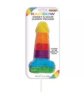 Rainbow Sour Gummy Pecker