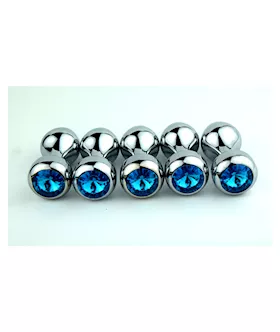 Jewelled Metal Butt Plug