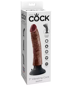 King Cock 7 inches Vibrating Dildo