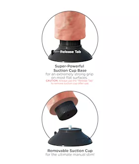 King Cock 10 Inch Vibrating Cock