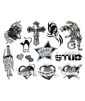 Tattoo Set Get Naughty Party