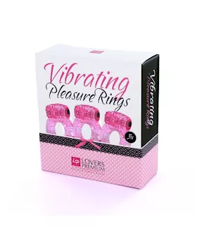 Loverspremium Pleasure Rings Pink 3 Pcs