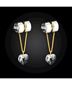 Diogol Labiu Lip Jewelry Silver Heart