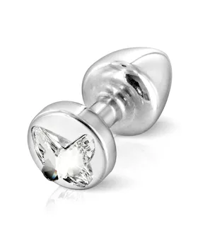 Diogol Anni R Butt Plug Butterfly Silver 25 Mm