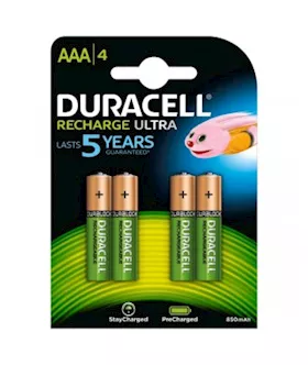 Duracell Rechargeable AAA4 850mAh