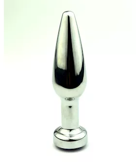 Tapered Tip Butt Plug With Gem