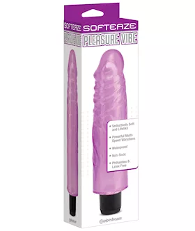 Softeaze Vibrating Dong Purple