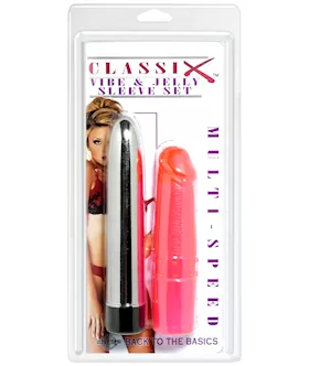 Classix Vibe W Jelly Sleeve Set