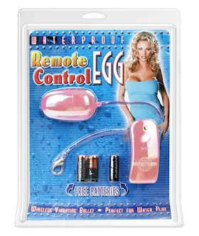 Waterproof Remote Control Egg Pink