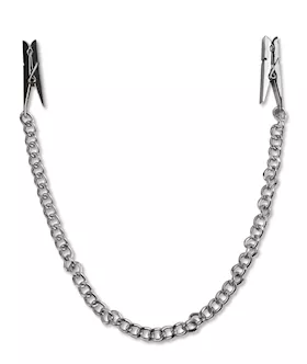 Nipple Chain Clips-silver