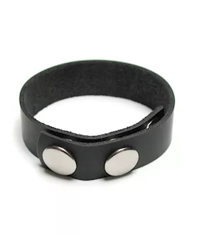 3 Snap Cock Ring Leather