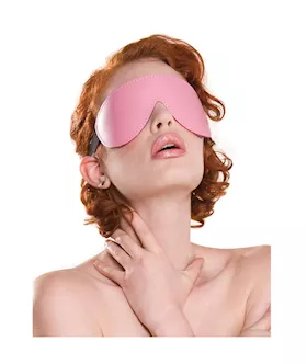 Bound Leather Blindfold