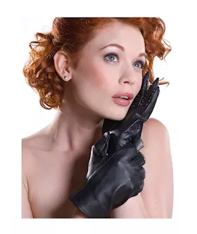 Leather Vampire Gloves Xl