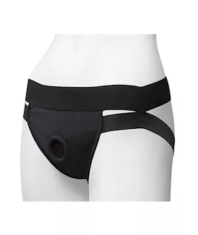 Vac-u-lock Panty Harness With Plug Dual Strap Small/medium