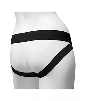 Vac-u-lock Panty Harness With Plug Dual Strap Large/xl
