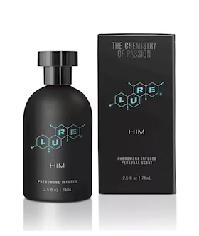 Lure Black Label For Him Pheromone Infused Personal Scent Bottle