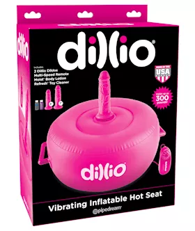 Dillio Vibrating Inflatable Hot Seat