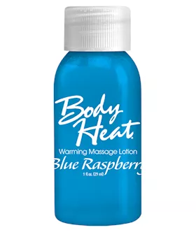 Body Heat 1 Oz Cool Blue Raspberry