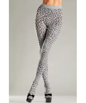 Leopard Print Pantyhose